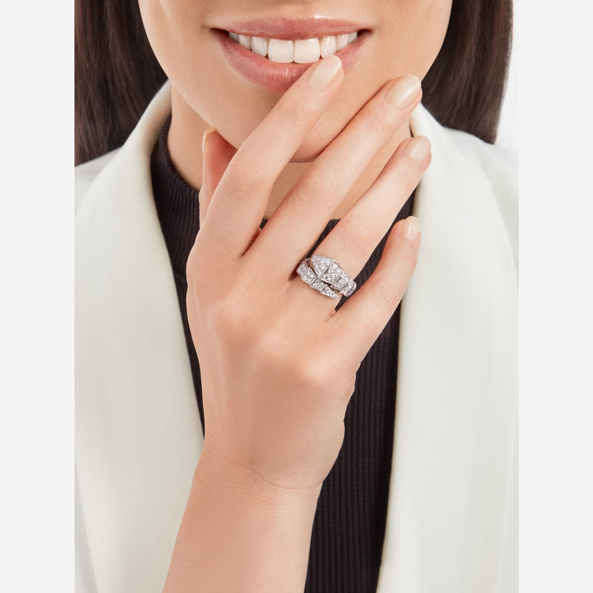 Bvlgari Serpenti Viper Ring - 18K Rose Gold