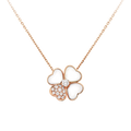 Cosmos Clip pendant Necklace - 18K Gold