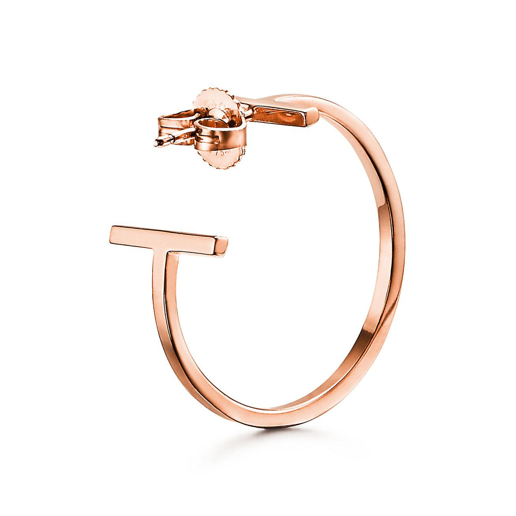 Tiffany Hoop Earrings - 18K Rose Gold