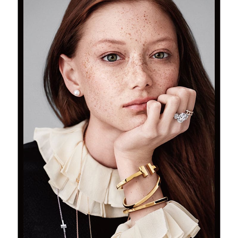 Tiffany Square Bracelet - 18K Rose Gold