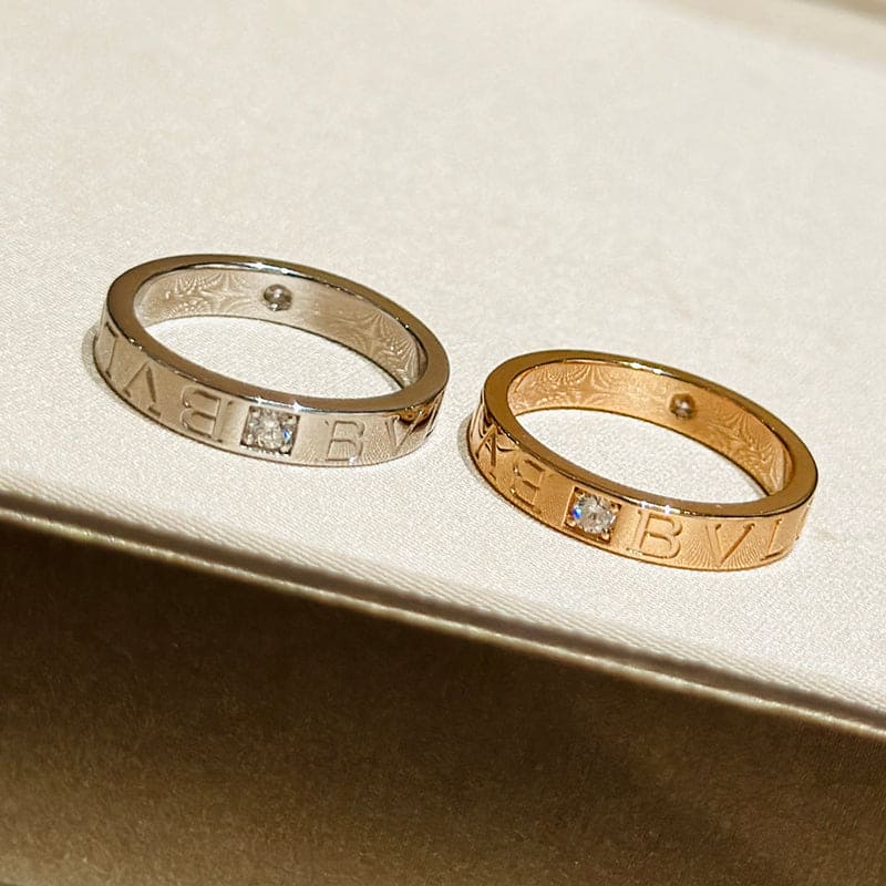 Bvlgari Diamond Ring - 18K Rose Gold