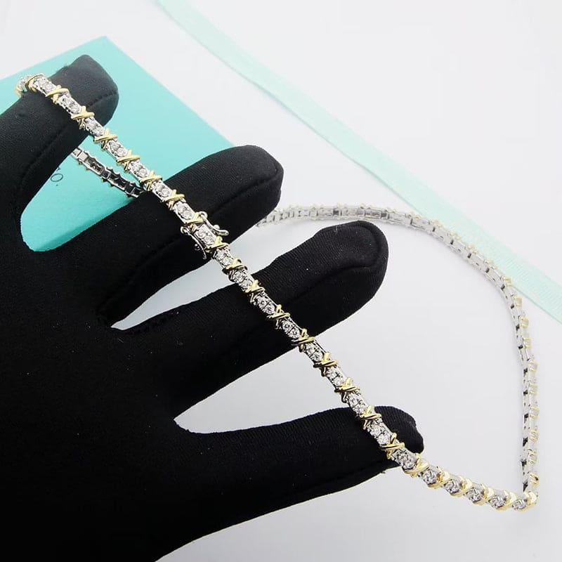 Tiffany Schlumberger Eighteen Stone Choker Necklace