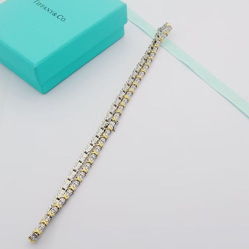 Tiffany Schlumberger Eighteen Stone Choker Necklace