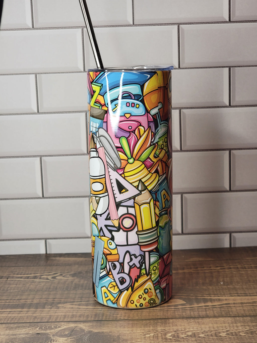 Personalized Teacher 20 oz Skinny Tumbler