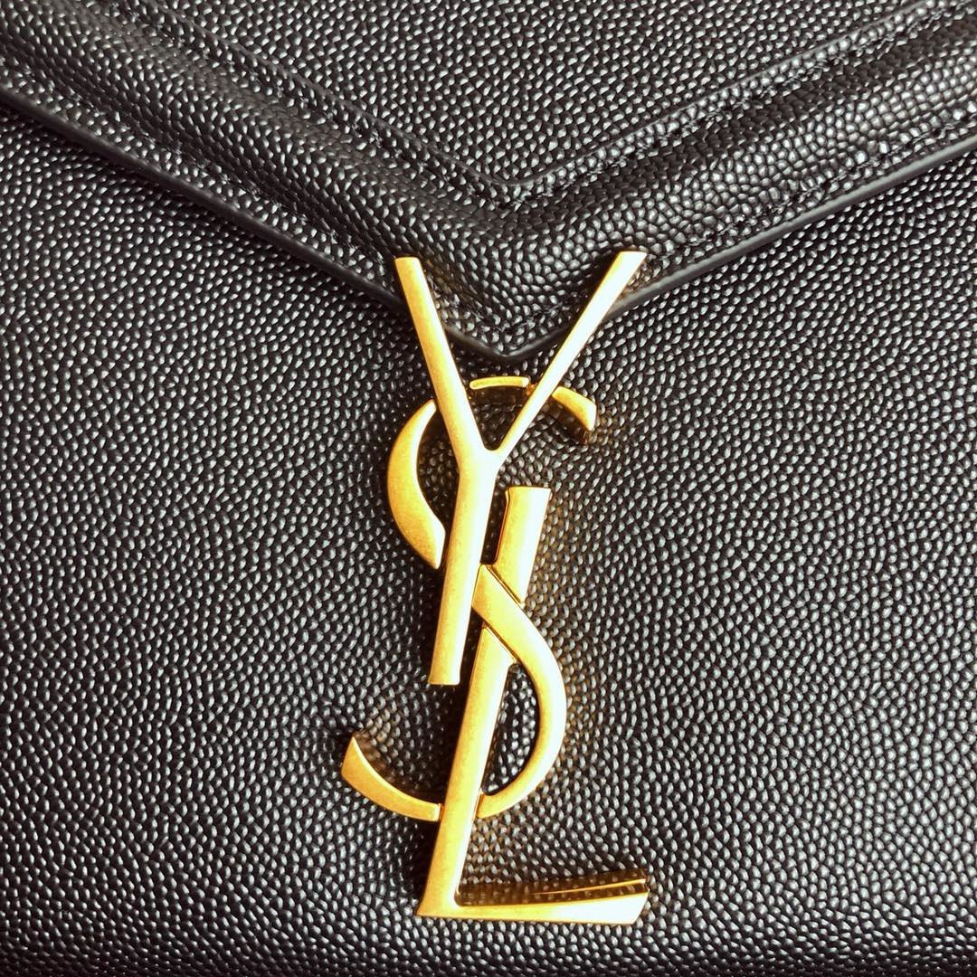 YSL Cassandra Mini Top Handle Bag Black