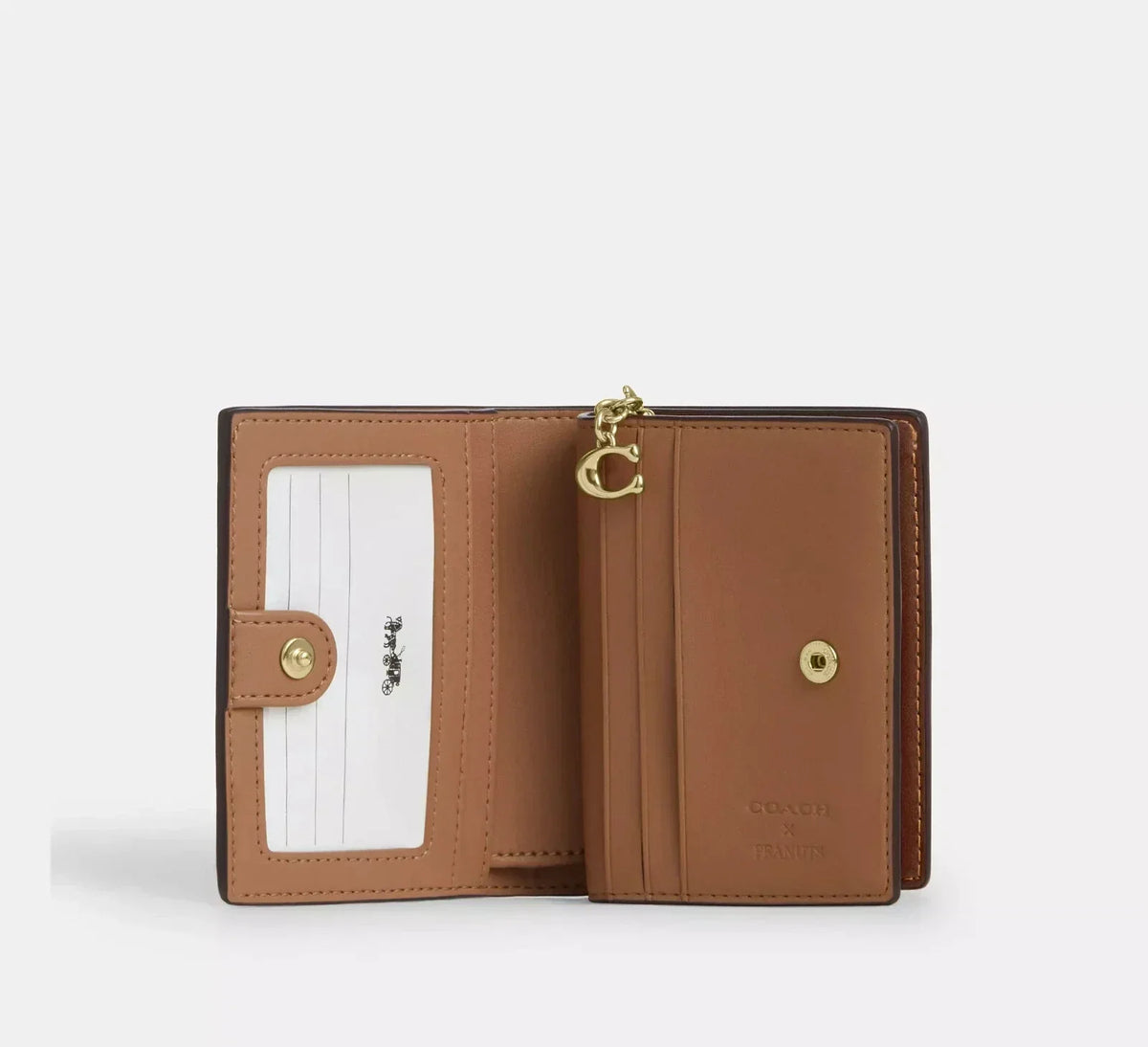 Peanuts x Coach Snap Wallet