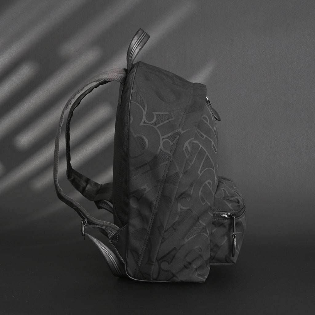 Burberry Monogram Black Nylon Backpack