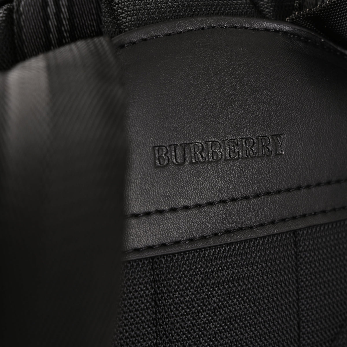 Burberry Monogram Black Nylon Backpack