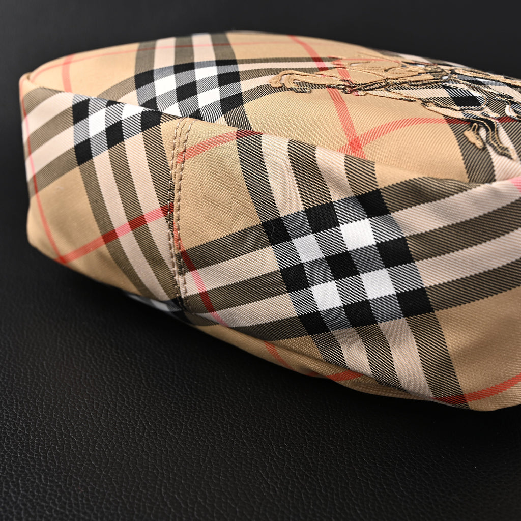 Burberry Vintage Check Canvas Crossbody Messenger Bag