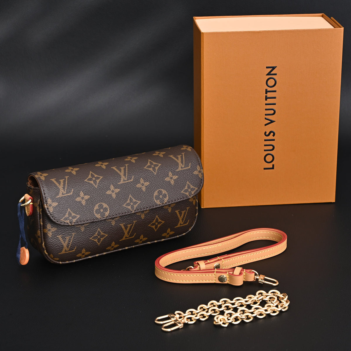 Louis Vuitton Félicie Pochette Monogram Canvas Chain Wallet