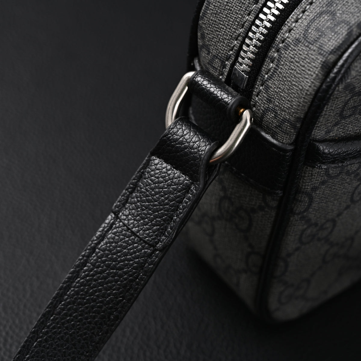 Gucci Ophidia GG Supreme Belt Bag – Black/Grey Monogram