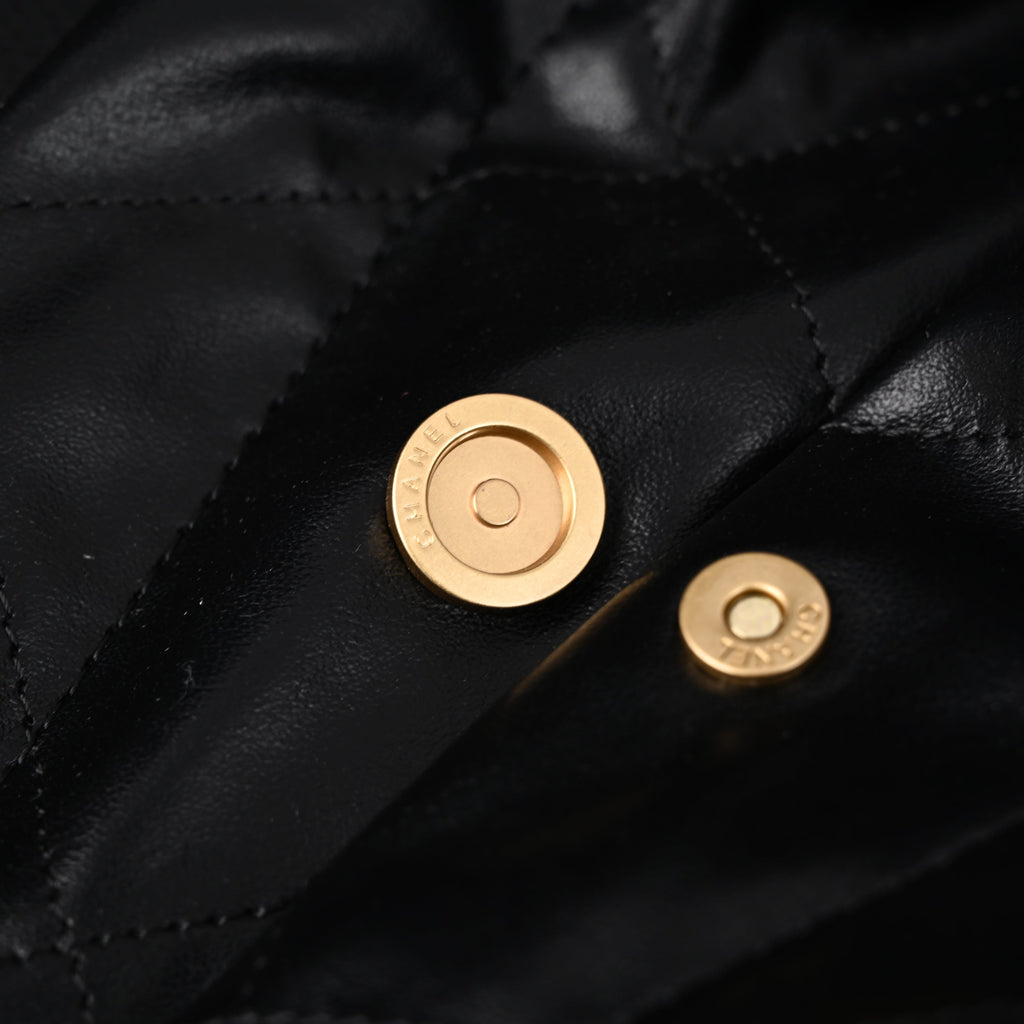 Chanel 19 Flap Bag – Black Quilted Lambskin with Gold & Ruthenium Hardware