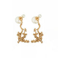 Dior Tribales Tree Clip Earrings - 18K Yellow Gold