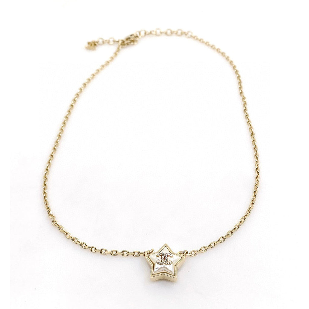 Chanel Star Pearl Necklace