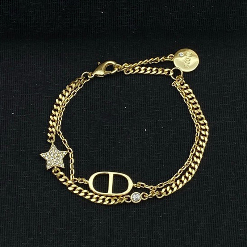 Dior Petit CD Star Diamond Bracelet