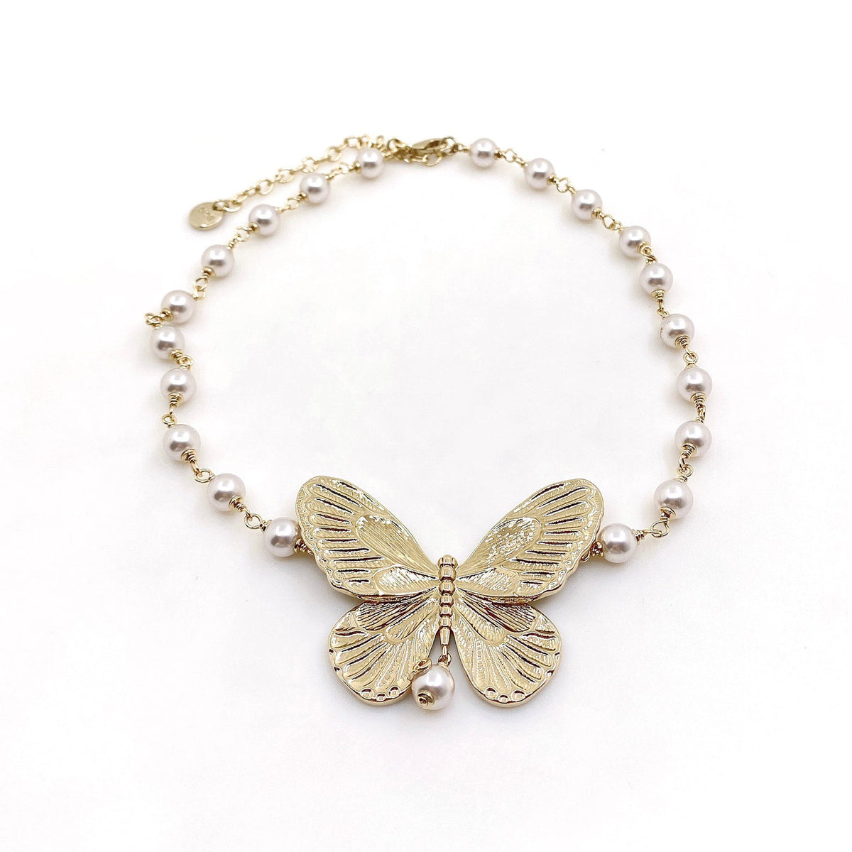 Dior Butterfly Choker Necklace