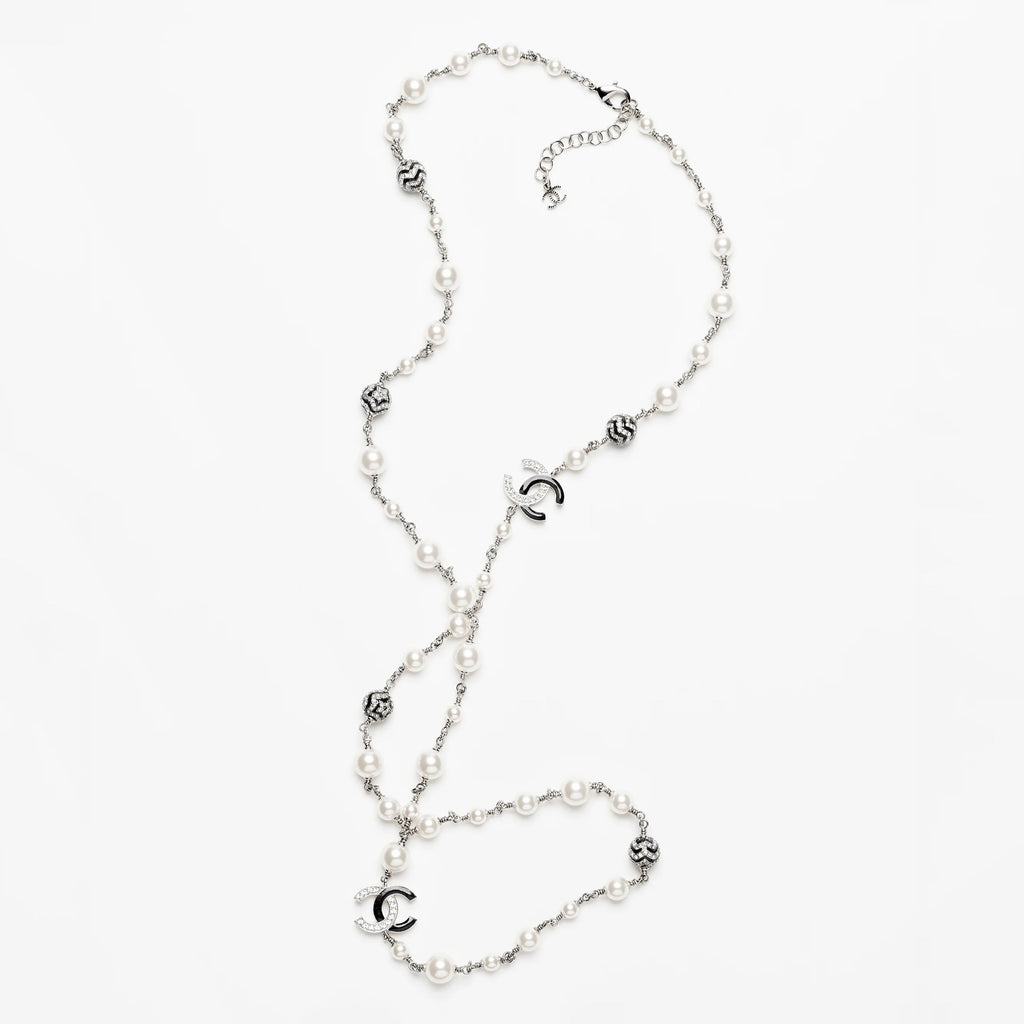Chanel Star Pearls Long Necklace