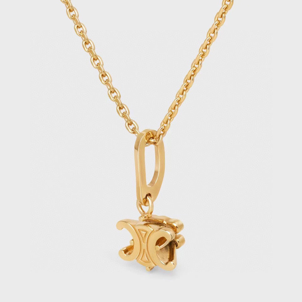 Celine Triomphe Solitaire Necklace