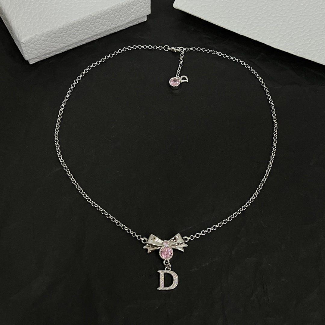 Dior Bowknot Vintage Necklace
