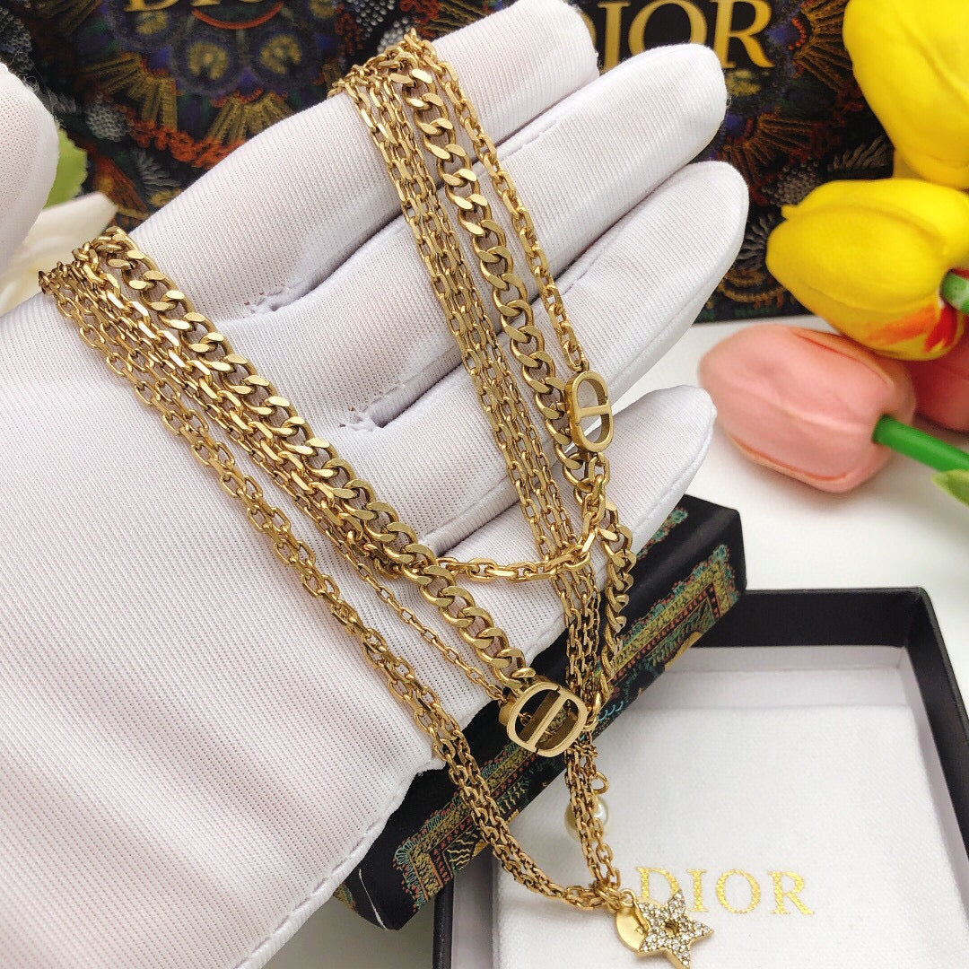 Dior Multi Layer Necklace