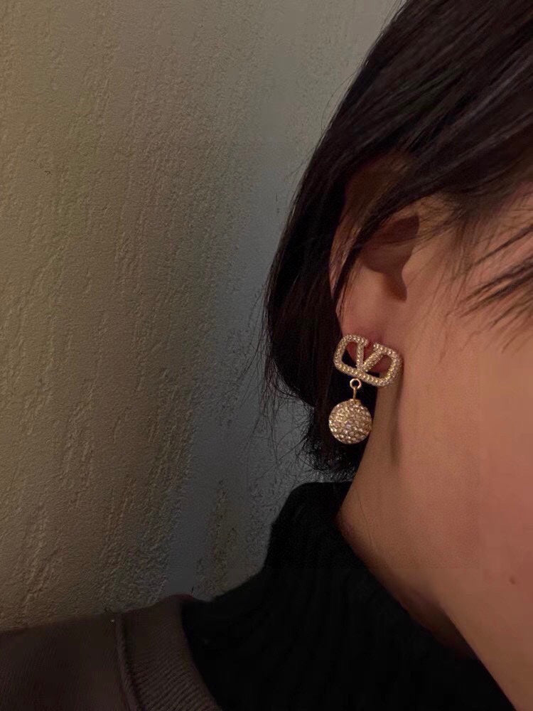 Valentino Diamond Earrings - 18K Rose Gold
