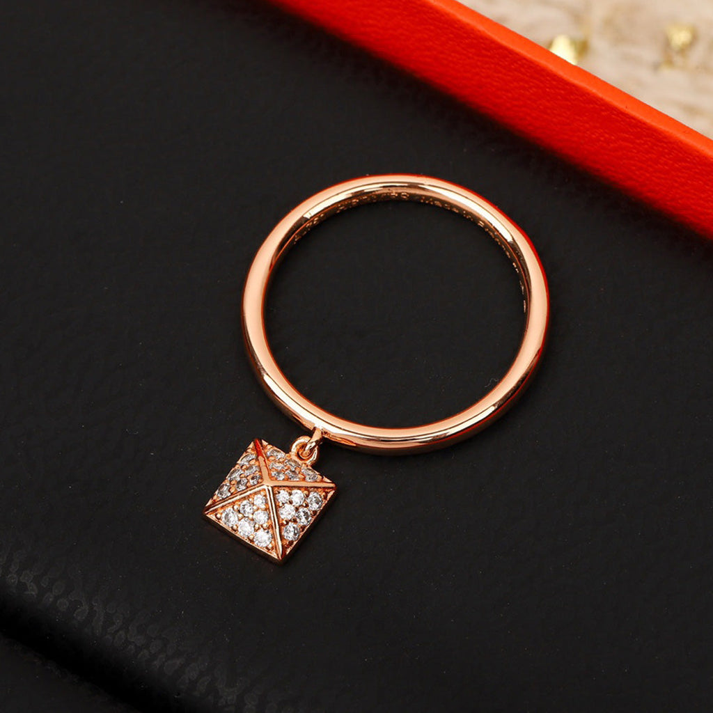 Hermes Chaine D'ancre Verso Ring - 18K Rose Gold