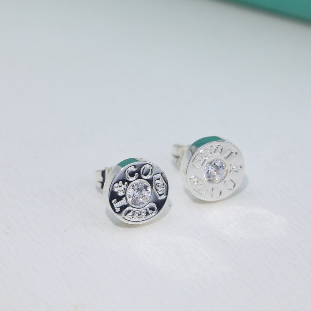 Tiffany 1837 Diamond Earrings - 18K White Gold