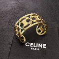 Celine Triomphe Open Cuff Bracelet