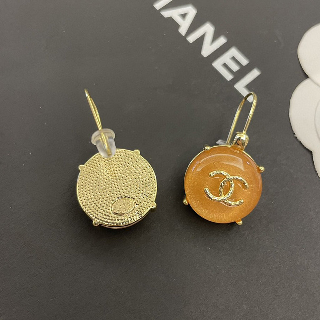 Chanel Crystal Earrings - 18K Yellow Gold