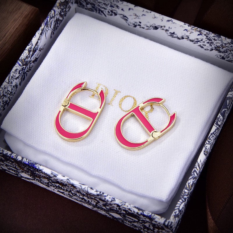 Dior 30 Montaigne Pink Earrings