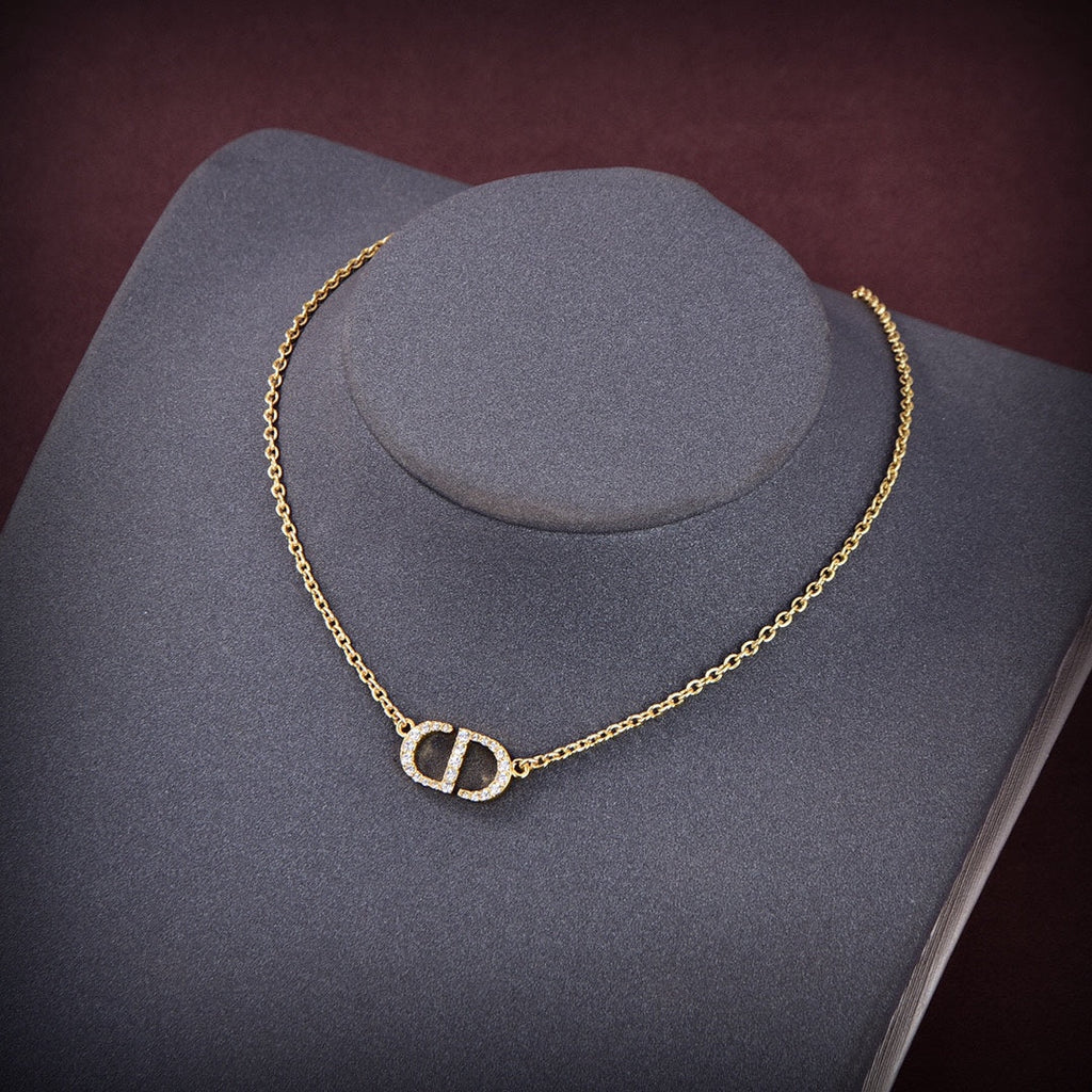 Dior Petit CD Diamond Necklace