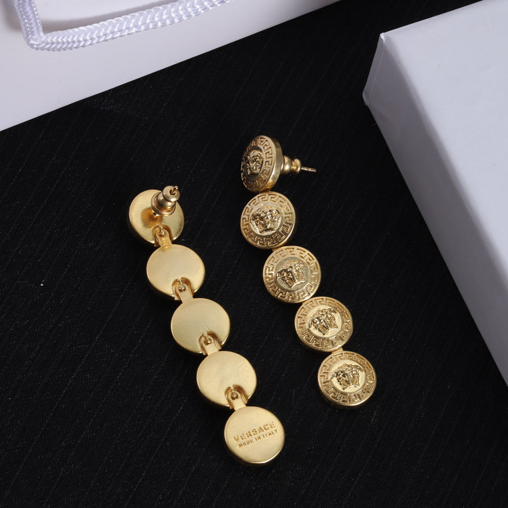 Long Earrings - 18K Yellow Gold