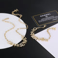 Chanel Script Chain Necklace