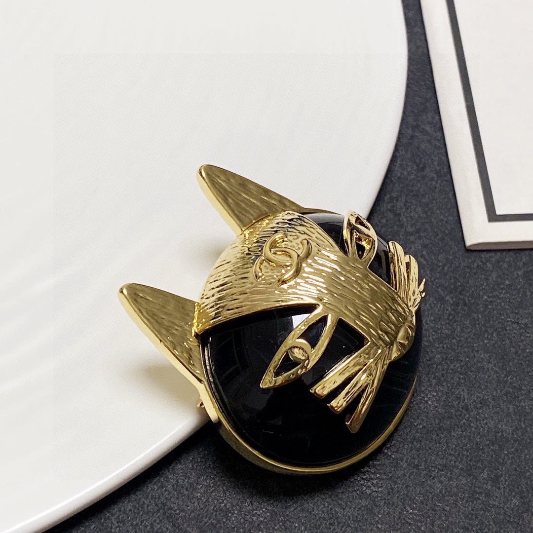 Chanel Cat Brooch