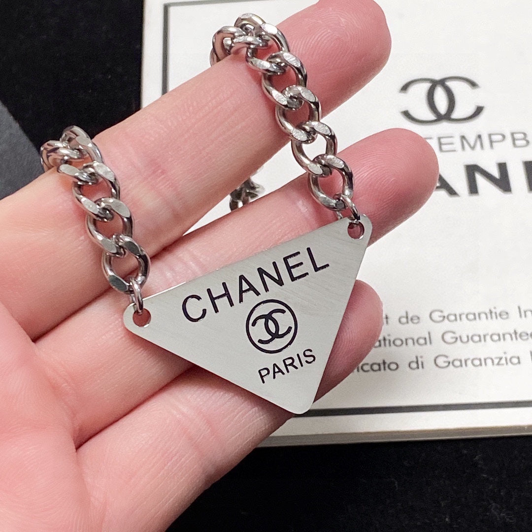 Chanel Triangle Necklace