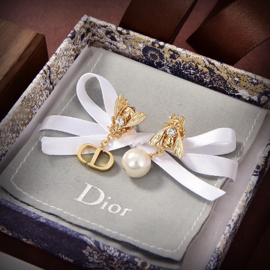 Dior Queen Bee Earrings