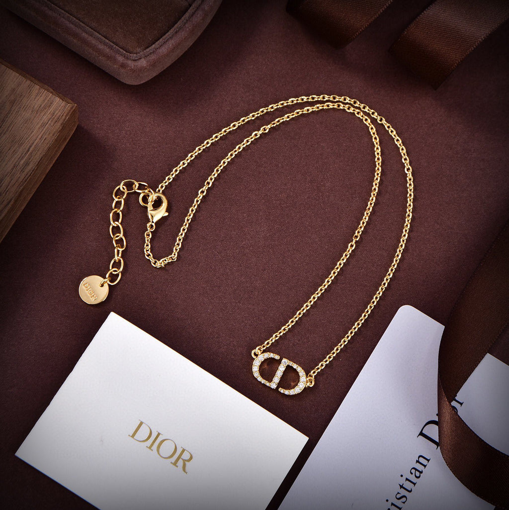 Dior Petit CD Diamond Necklace
