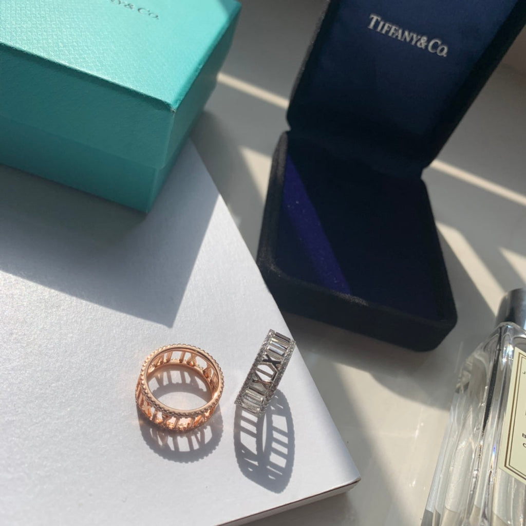 Tiffany Atlas Moissanite Ring - 18K Rose Gold