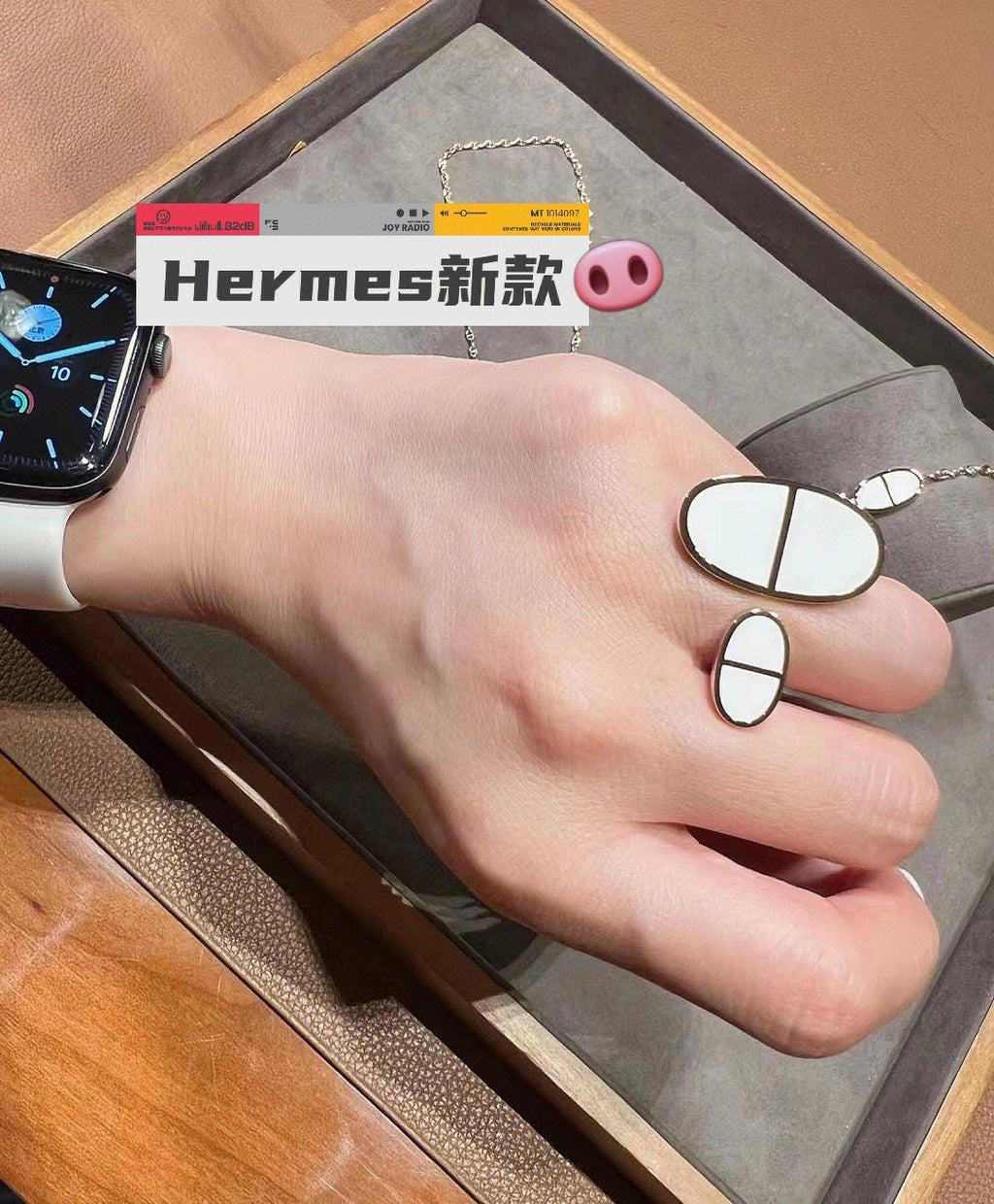 Hermes Chaine D'ancre Verso Large Ring - 18K Rose Gold