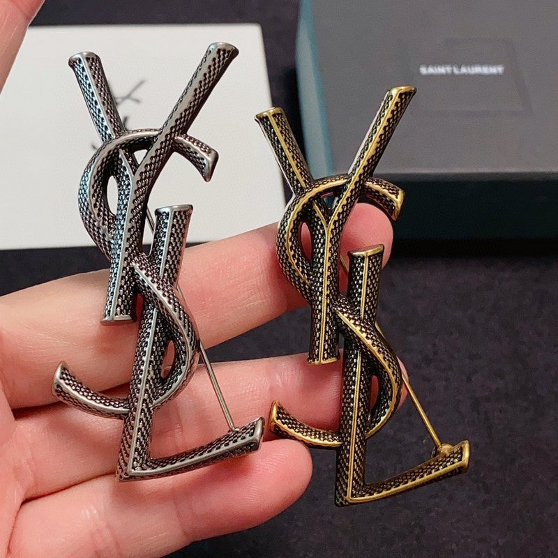 YSL Three Color Brooch