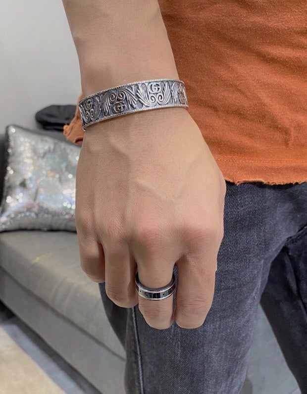 Marmont Gucci Double G Wide Bracelet