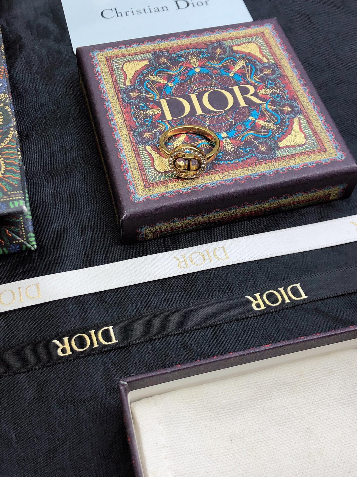 Dior Clair D Lune Ring - 18K Yellow Gold